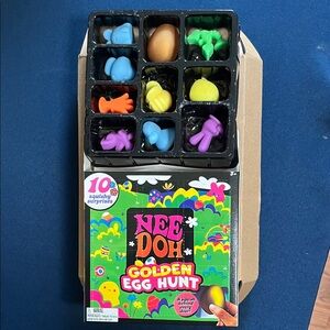 Nee Doh Golden Egg Hunt Mini Set Plus Extras